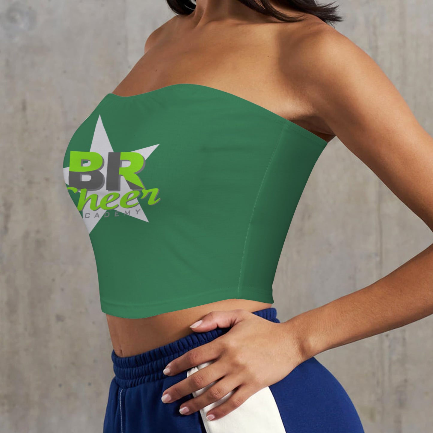 Backless Tube Crop Top