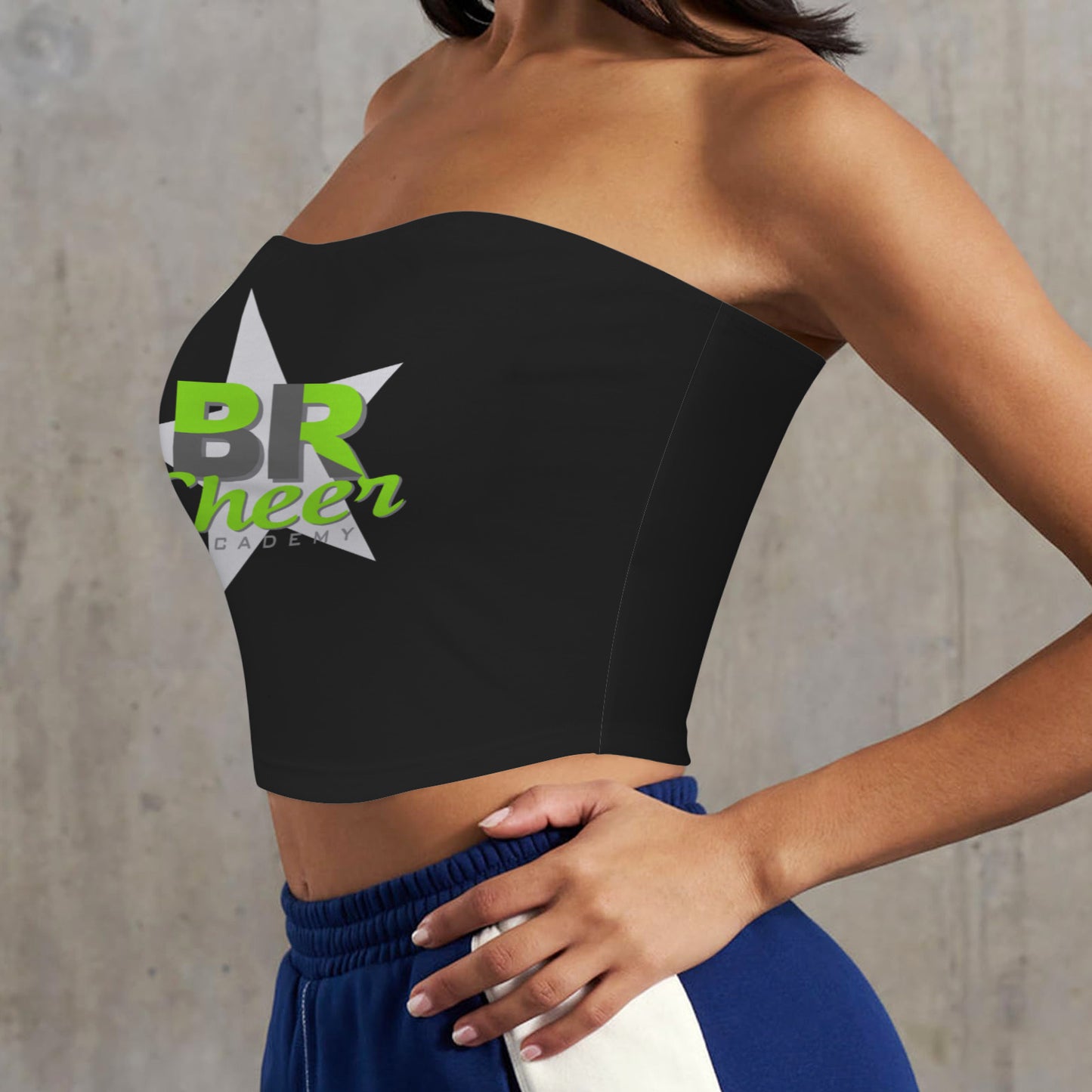 Backless Tube Crop Top