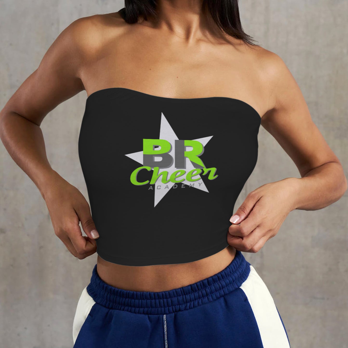 Backless Tube Crop Top