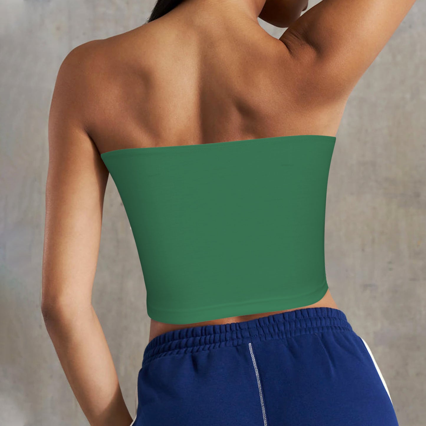 Backless Tube Crop Top